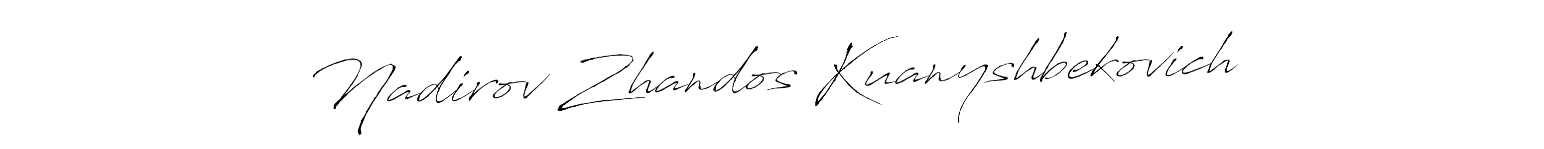 You can use this online signature creator to create a handwritten signature for the name Nadirov Zhandos Kuanyshbekovich. This is the best online autograph maker. Nadirov Zhandos Kuanyshbekovich signature style 6 images and pictures png