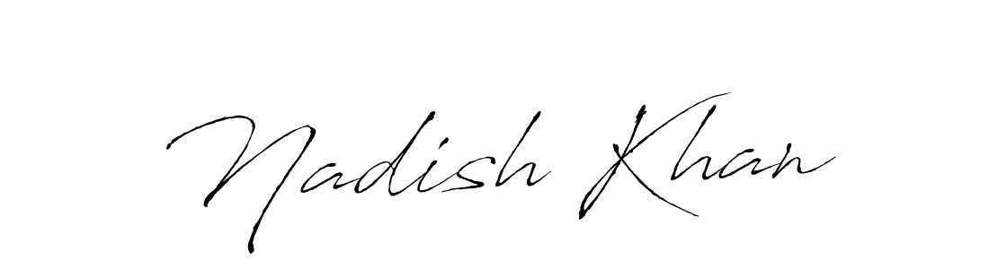 You should practise on your own different ways (Antro_Vectra) to write your name (Nadish Khan) in signature. don't let someone else do it for you. Nadish Khan signature style 6 images and pictures png