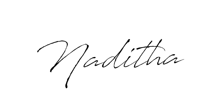 You should practise on your own different ways (Antro_Vectra) to write your name (Naditha) in signature. don't let someone else do it for you. Naditha signature style 6 images and pictures png