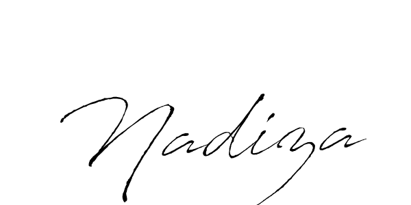 The best way (Antro_Vectra) to make a short signature is to pick only two or three words in your name. The name Nadiza include a total of six letters. For converting this name. Nadiza signature style 6 images and pictures png