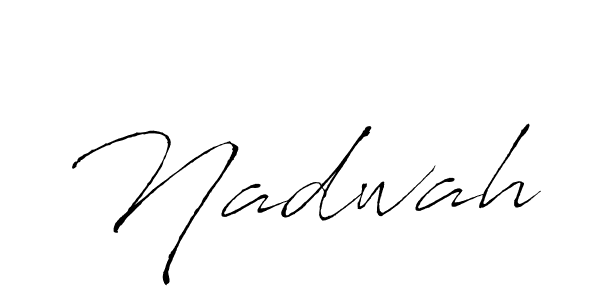 Antro_Vectra is a professional signature style that is perfect for those who want to add a touch of class to their signature. It is also a great choice for those who want to make their signature more unique. Get Nadwah name to fancy signature for free. Nadwah signature style 6 images and pictures png