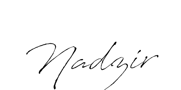 You should practise on your own different ways (Antro_Vectra) to write your name (Nadzir) in signature. don't let someone else do it for you. Nadzir signature style 6 images and pictures png