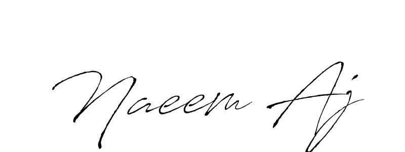 It looks lik you need a new signature style for name Naeem Aj. Design unique handwritten (Antro_Vectra) signature with our free signature maker in just a few clicks. Naeem Aj signature style 6 images and pictures png