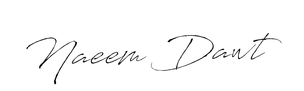 Design your own signature with our free online signature maker. With this signature software, you can create a handwritten (Antro_Vectra) signature for name Naeem Dawt. Naeem Dawt signature style 6 images and pictures png