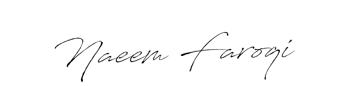 Design your own signature with our free online signature maker. With this signature software, you can create a handwritten (Antro_Vectra) signature for name Naeem Faroqi. Naeem Faroqi signature style 6 images and pictures png