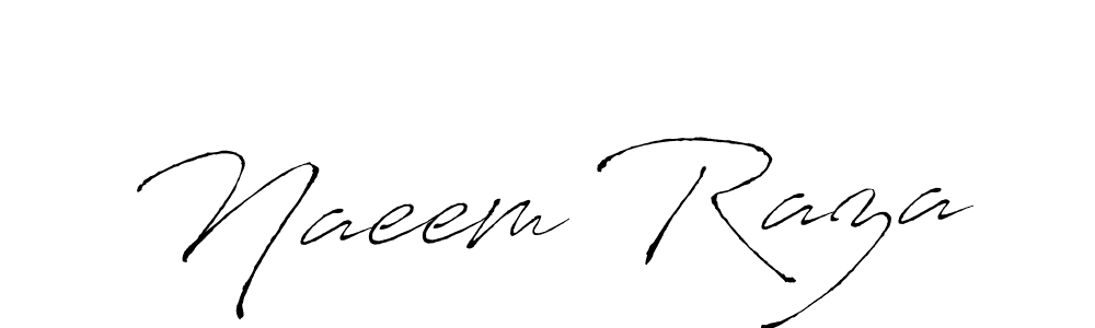 Naeem Raza stylish signature style. Best Handwritten Sign (Antro_Vectra) for my name. Handwritten Signature Collection Ideas for my name Naeem Raza. Naeem Raza signature style 6 images and pictures png