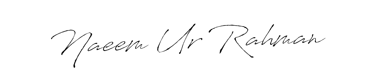 Naeem Ur Rahman stylish signature style. Best Handwritten Sign (Antro_Vectra) for my name. Handwritten Signature Collection Ideas for my name Naeem Ur Rahman. Naeem Ur Rahman signature style 6 images and pictures png