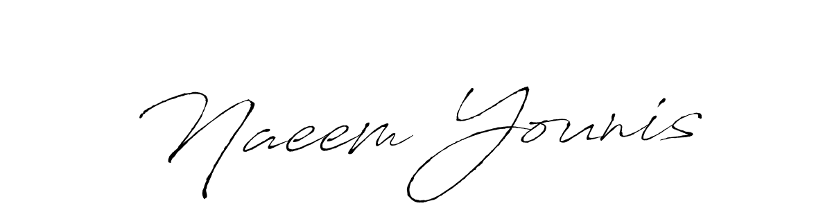 You should practise on your own different ways (Antro_Vectra) to write your name (Naeem Younis) in signature. don't let someone else do it for you. Naeem Younis signature style 6 images and pictures png