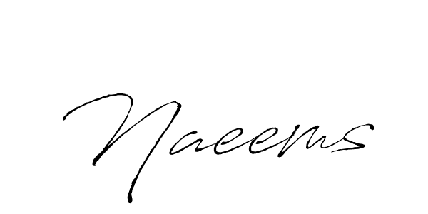 How to make Naeems name signature. Use Antro_Vectra style for creating short signs online. This is the latest handwritten sign. Naeems signature style 6 images and pictures png