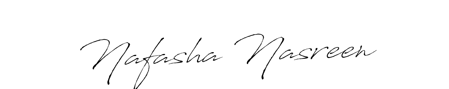 How to make Nafasha Nasreen signature? Antro_Vectra is a professional autograph style. Create handwritten signature for Nafasha Nasreen name. Nafasha Nasreen signature style 6 images and pictures png