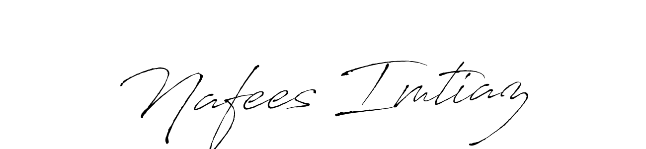 It looks lik you need a new signature style for name Nafees Imtiaz. Design unique handwritten (Antro_Vectra) signature with our free signature maker in just a few clicks. Nafees Imtiaz signature style 6 images and pictures png