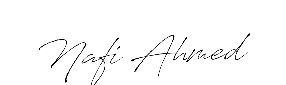 How to make Nafi Ahmed signature? Antro_Vectra is a professional autograph style. Create handwritten signature for Nafi Ahmed name. Nafi Ahmed signature style 6 images and pictures png