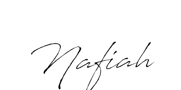 Use a signature maker to create a handwritten signature online. With this signature software, you can design (Antro_Vectra) your own signature for name Nafiah. Nafiah signature style 6 images and pictures png