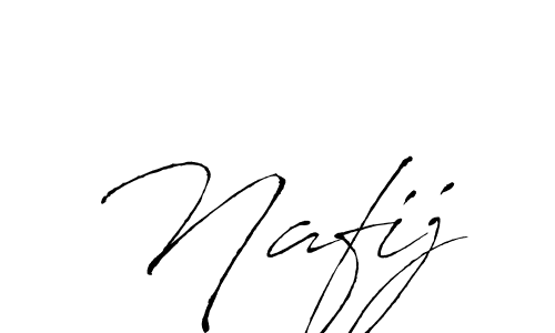 How to make Nafij signature? Antro_Vectra is a professional autograph style. Create handwritten signature for Nafij name. Nafij signature style 6 images and pictures png