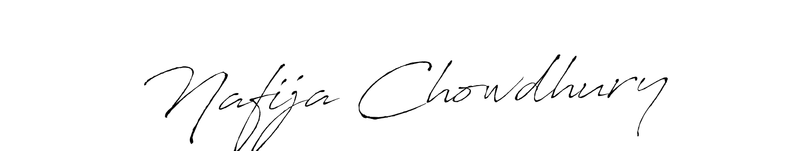 Make a beautiful signature design for name Nafija Chowdhury. With this signature (Antro_Vectra) style, you can create a handwritten signature for free. Nafija Chowdhury signature style 6 images and pictures png