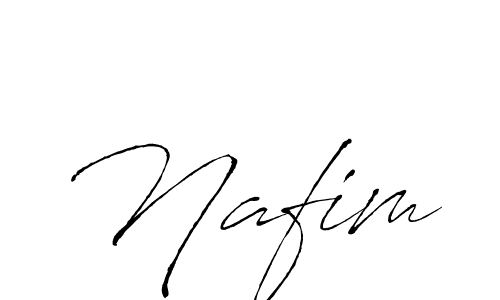 Make a beautiful signature design for name Nafim. With this signature (Antro_Vectra) style, you can create a handwritten signature for free. Nafim signature style 6 images and pictures png