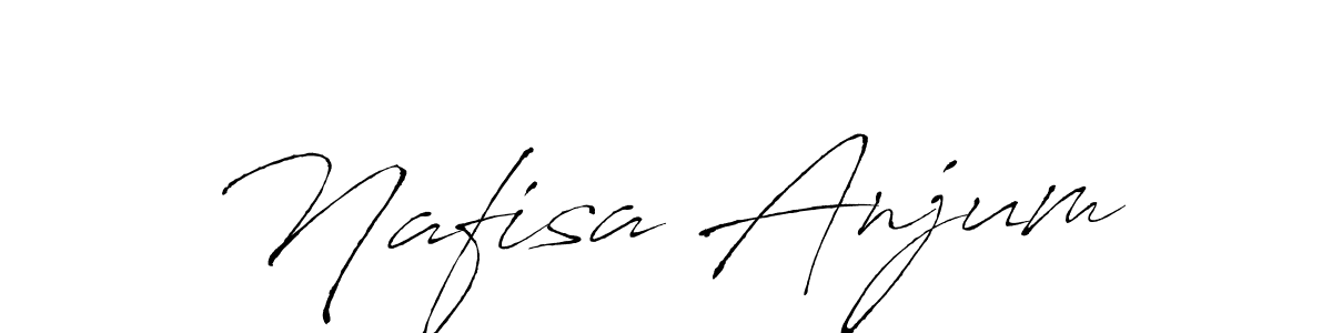 How to make Nafisa Anjum name signature. Use Antro_Vectra style for creating short signs online. This is the latest handwritten sign. Nafisa Anjum signature style 6 images and pictures png