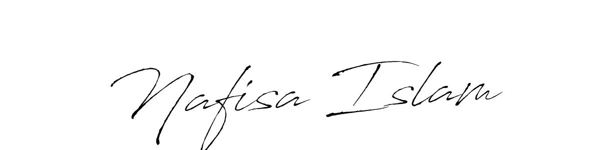 Make a beautiful signature design for name Nafisa Islam. With this signature (Antro_Vectra) style, you can create a handwritten signature for free. Nafisa Islam signature style 6 images and pictures png