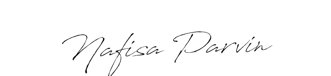 How to make Nafisa Parvin name signature. Use Antro_Vectra style for creating short signs online. This is the latest handwritten sign. Nafisa Parvin signature style 6 images and pictures png