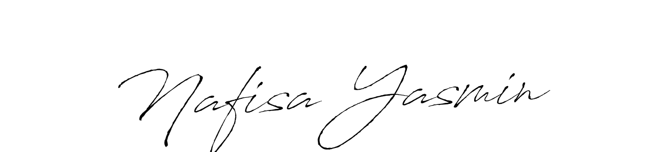Create a beautiful signature design for name Nafisa Yasmin. With this signature (Antro_Vectra) fonts, you can make a handwritten signature for free. Nafisa Yasmin signature style 6 images and pictures png