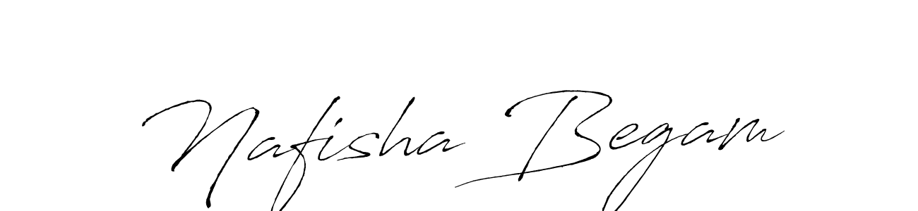 How to make Nafisha Begam name signature. Use Antro_Vectra style for creating short signs online. This is the latest handwritten sign. Nafisha Begam signature style 6 images and pictures png