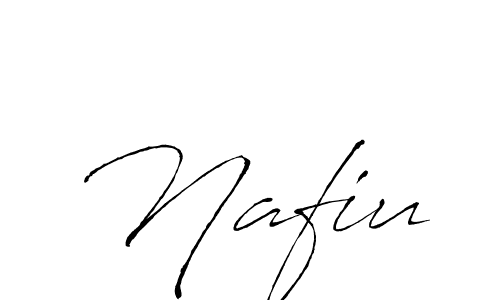 Design your own signature with our free online signature maker. With this signature software, you can create a handwritten (Antro_Vectra) signature for name Nafiu. Nafiu signature style 6 images and pictures png