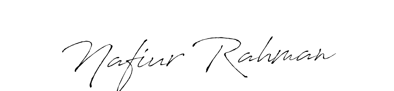 Make a beautiful signature design for name Nafiur Rahman. With this signature (Antro_Vectra) style, you can create a handwritten signature for free. Nafiur Rahman signature style 6 images and pictures png