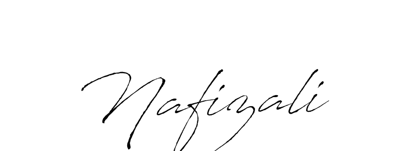 How to make Nafizali signature? Antro_Vectra is a professional autograph style. Create handwritten signature for Nafizali name. Nafizali signature style 6 images and pictures png