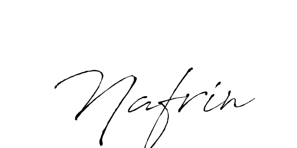 How to make Nafrin signature? Antro_Vectra is a professional autograph style. Create handwritten signature for Nafrin name. Nafrin signature style 6 images and pictures png