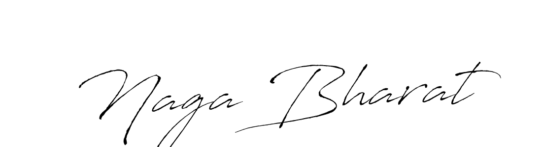 How to make Naga Bharat name signature. Use Antro_Vectra style for creating short signs online. This is the latest handwritten sign. Naga Bharat signature style 6 images and pictures png