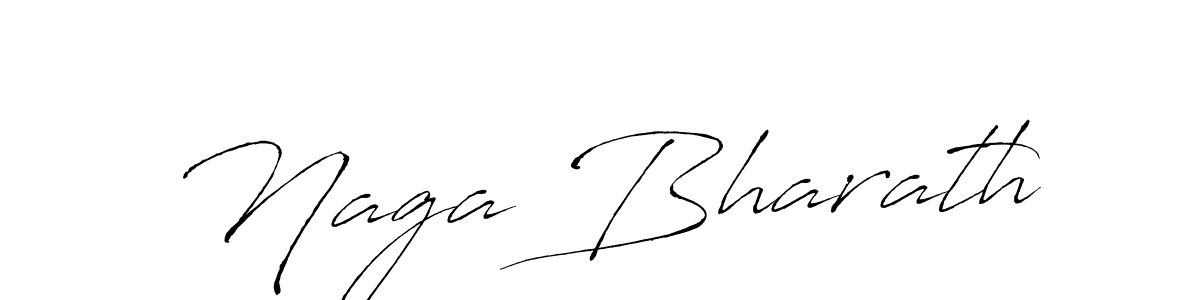How to make Naga Bharath name signature. Use Antro_Vectra style for creating short signs online. This is the latest handwritten sign. Naga Bharath signature style 6 images and pictures png