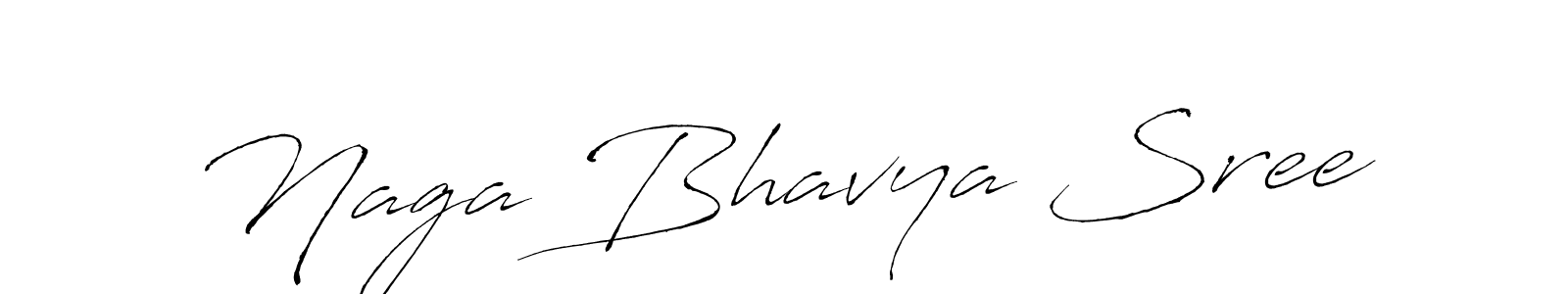 How to make Naga Bhavya Sree signature? Antro_Vectra is a professional autograph style. Create handwritten signature for Naga Bhavya Sree name. Naga Bhavya Sree signature style 6 images and pictures png