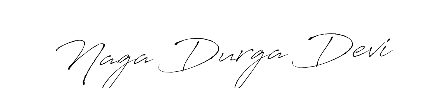 Use a signature maker to create a handwritten signature online. With this signature software, you can design (Antro_Vectra) your own signature for name Naga Durga Devi. Naga Durga Devi signature style 6 images and pictures png