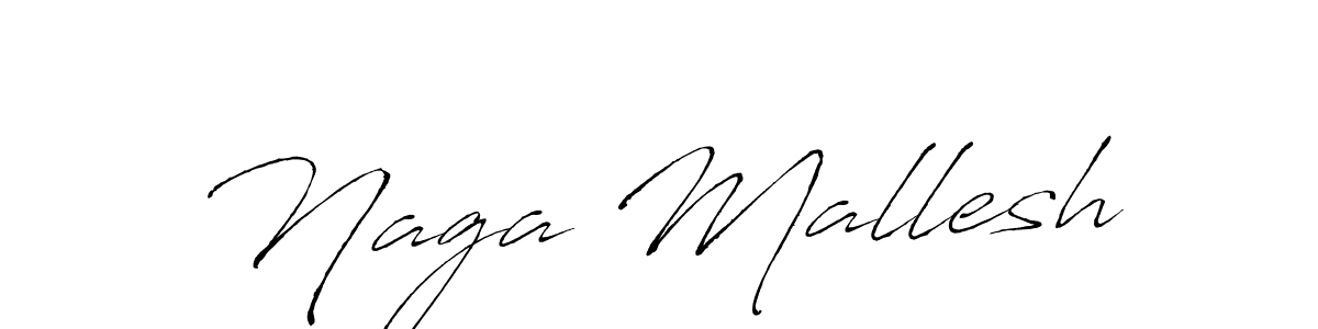 Design your own signature with our free online signature maker. With this signature software, you can create a handwritten (Antro_Vectra) signature for name Naga Mallesh. Naga Mallesh signature style 6 images and pictures png