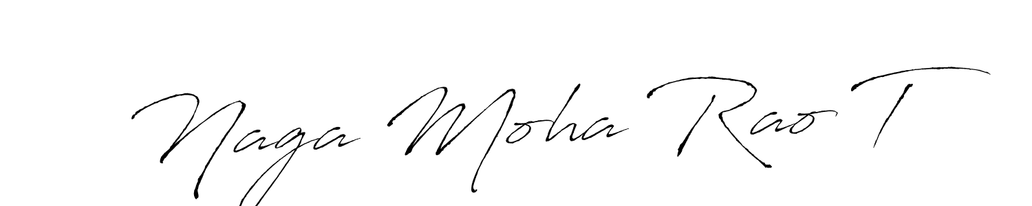 You can use this online signature creator to create a handwritten signature for the name Naga Moha Rao T. This is the best online autograph maker. Naga Moha Rao T signature style 6 images and pictures png