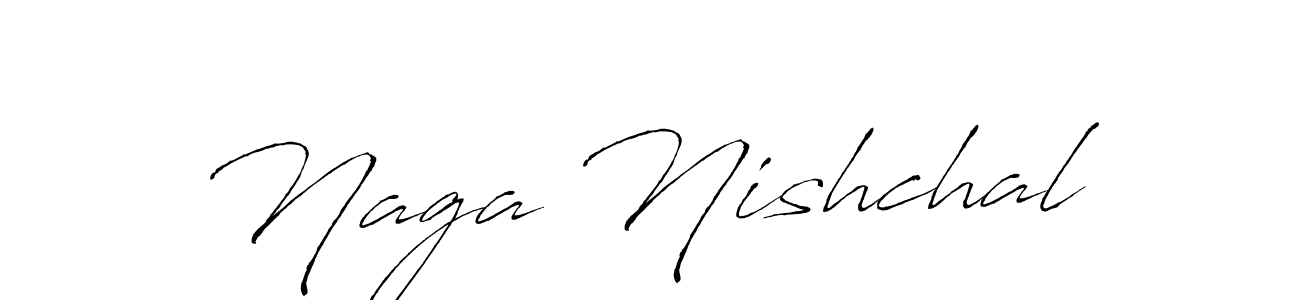 Design your own signature with our free online signature maker. With this signature software, you can create a handwritten (Antro_Vectra) signature for name Naga Nishchal. Naga Nishchal signature style 6 images and pictures png