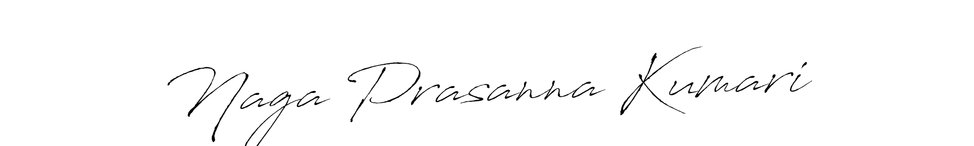 Design your own signature with our free online signature maker. With this signature software, you can create a handwritten (Antro_Vectra) signature for name Naga Prasanna Kumari. Naga Prasanna Kumari signature style 6 images and pictures png