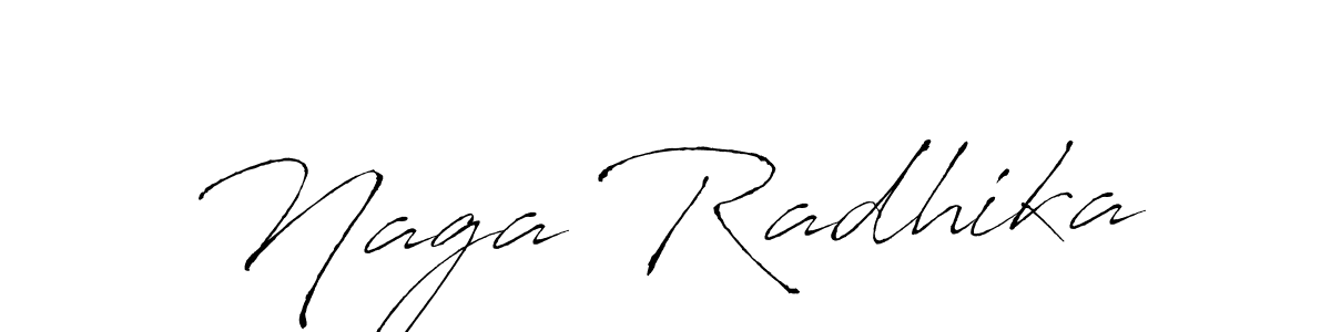 How to make Naga Radhika signature? Antro_Vectra is a professional autograph style. Create handwritten signature for Naga Radhika name. Naga Radhika signature style 6 images and pictures png