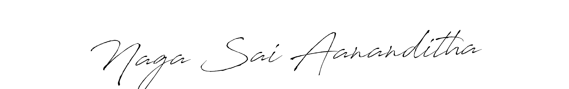 You can use this online signature creator to create a handwritten signature for the name Naga Sai Aananditha. This is the best online autograph maker. Naga Sai Aananditha signature style 6 images and pictures png