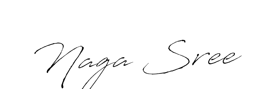 Also we have Naga Sree name is the best signature style. Create professional handwritten signature collection using Antro_Vectra autograph style. Naga Sree signature style 6 images and pictures png