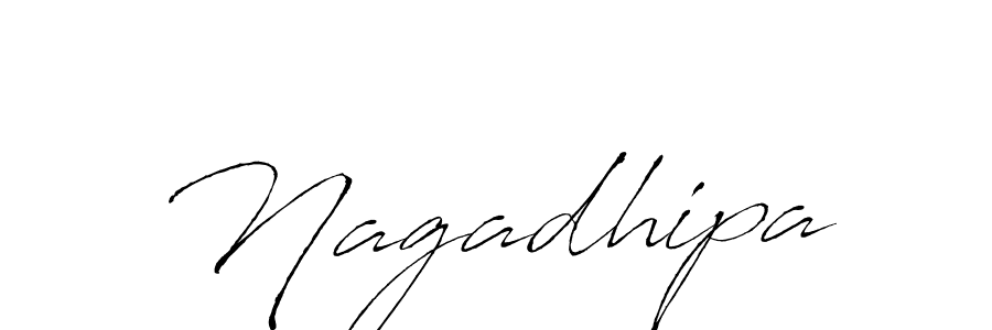 Antro_Vectra is a professional signature style that is perfect for those who want to add a touch of class to their signature. It is also a great choice for those who want to make their signature more unique. Get Nagadhipa name to fancy signature for free. Nagadhipa signature style 6 images and pictures png