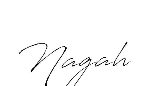 How to make Nagah signature? Antro_Vectra is a professional autograph style. Create handwritten signature for Nagah name. Nagah signature style 6 images and pictures png