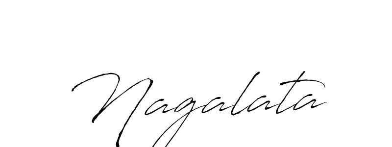 Make a beautiful signature design for name Nagalata. With this signature (Antro_Vectra) style, you can create a handwritten signature for free. Nagalata signature style 6 images and pictures png