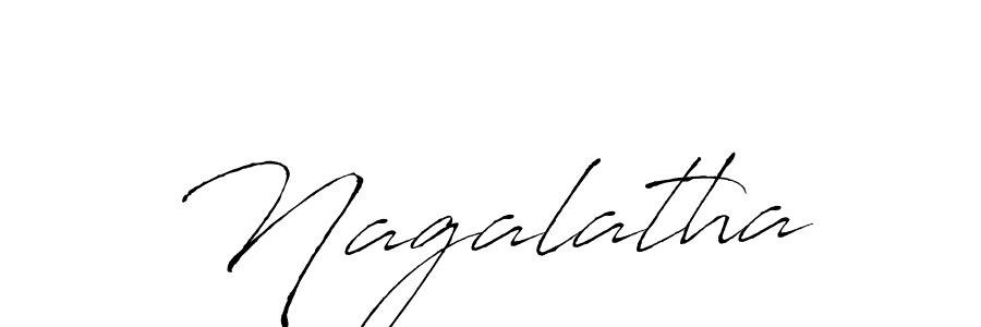 Create a beautiful signature design for name Nagalatha. With this signature (Antro_Vectra) fonts, you can make a handwritten signature for free. Nagalatha signature style 6 images and pictures png