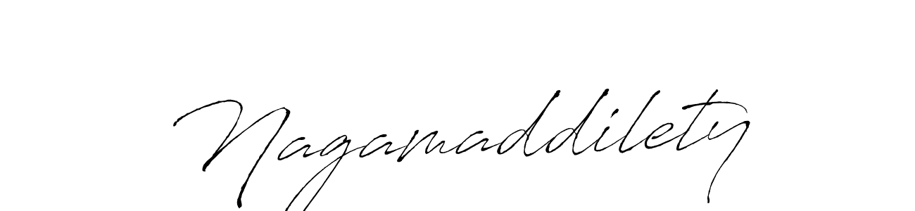 Nagamaddilety stylish signature style. Best Handwritten Sign (Antro_Vectra) for my name. Handwritten Signature Collection Ideas for my name Nagamaddilety. Nagamaddilety signature style 6 images and pictures png