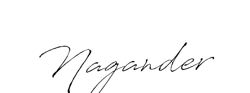 Antro_Vectra is a professional signature style that is perfect for those who want to add a touch of class to their signature. It is also a great choice for those who want to make their signature more unique. Get Nagander name to fancy signature for free. Nagander signature style 6 images and pictures png