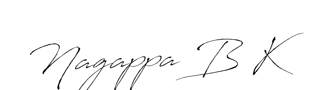 Use a signature maker to create a handwritten signature online. With this signature software, you can design (Antro_Vectra) your own signature for name Nagappa B K. Nagappa B K signature style 6 images and pictures png