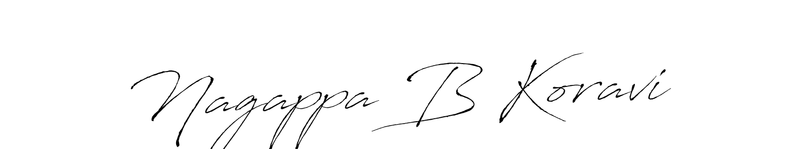 Make a beautiful signature design for name Nagappa B Koravi. Use this online signature maker to create a handwritten signature for free. Nagappa B Koravi signature style 6 images and pictures png