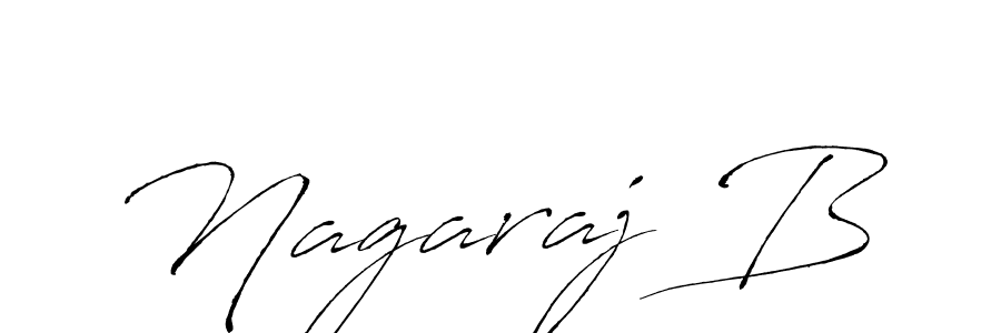 How to make Nagaraj B signature? Antro_Vectra is a professional autograph style. Create handwritten signature for Nagaraj B name. Nagaraj B signature style 6 images and pictures png