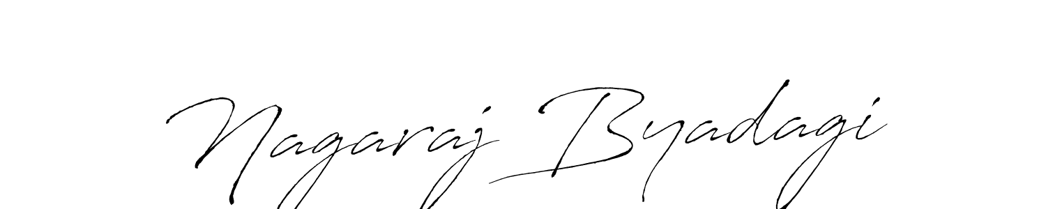 How to make Nagaraj Byadagi name signature. Use Antro_Vectra style for creating short signs online. This is the latest handwritten sign. Nagaraj Byadagi signature style 6 images and pictures png